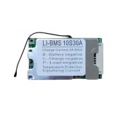 BMS контролер 10S 30А плата заряду захисту 10х Li-ion 36В з балансиром