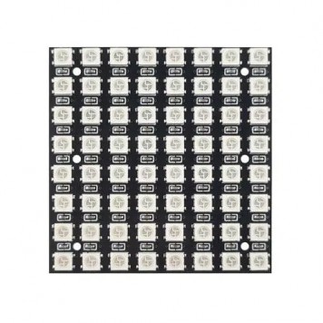 Матрица светодиодная WS2812B-64 8x8 RGB, адресная LED панель