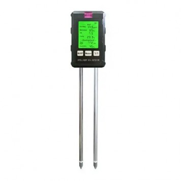Аналізатор грунту 6в1 вимірювач pH, родючості, вологості, температури, освітлення, ST-03