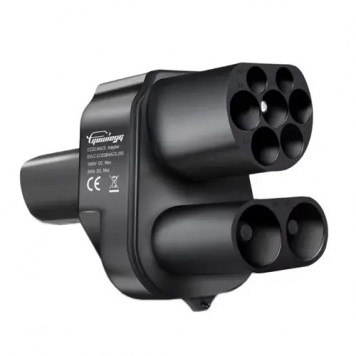 Адаптер CCS2 на NACS DC Tesla, 300А 300кВт 1000В, GUWIEYG