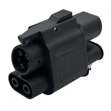 Адаптер CCS2 на CCS1 Type2 AC+DC, 350А 350кВт 1000В, GUWIEYG