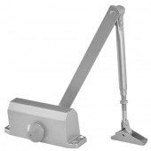 Доводчик двери 60-80кг 600-1100мм, верхний монтаж, EN4, серебристый