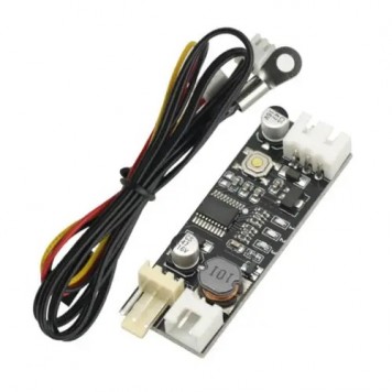 ШИМ регулятор скорости вентилятора DC 12В 0.8А PWM с термодатчиком