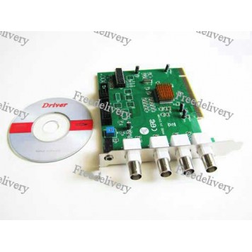 4-канальная PCI карта видеонаблюдения