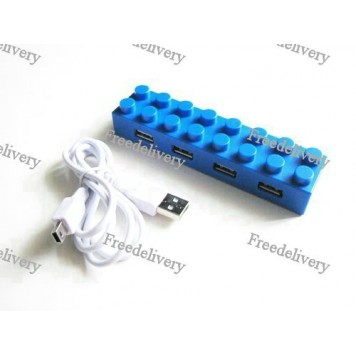 4-портовый USB хаб Лего кубики