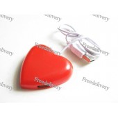 4-портовый USB хаб сердце сердечко, красное 4-портовый USB хаб сердце сердечко, красное