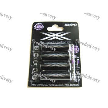 4 х Аккумулятор Sanyo Eneloop AA 3UWXA 2400 Япония