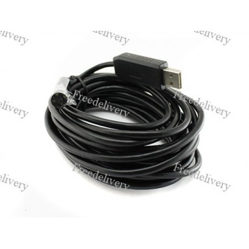 5м USB камера, 640x480, 10мм, бороскоп, эндоскоп