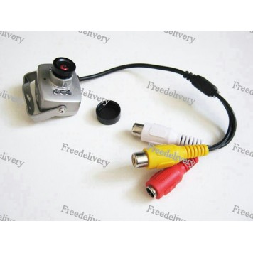 CCTV камера видеонаблюдения, ИК подсветка, с БП