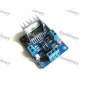 L298N драйвер двигателя 5В, кнопка, модуль Arduino