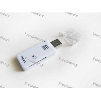 USB 2.0 XD кардридер, адаптер