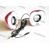 USB колонки для ноутбука яблоко 2х3Вт M12 красные USB колонки для ноутбука яблоко 2х3Вт M12 красные