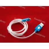 USB дата кабель для Iphone 5 5C 5S 6, светящийся
