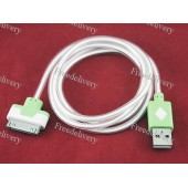 USB дата кабель для Iphone 2g 3g 4 4s, светящийся