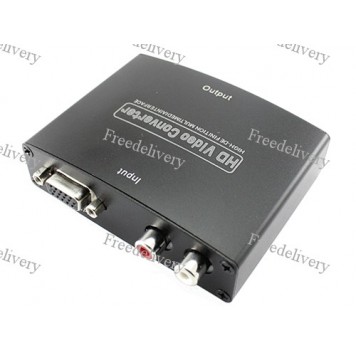 VGA - HDMI TV конвертер видео, RCA аудио, 1080P HD