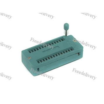 ZIF панель 28 pin с нулевым усилием, IC