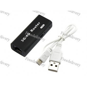 Мини 3G 4G RJ11 ADSL WI-FI роутер, питание от USB