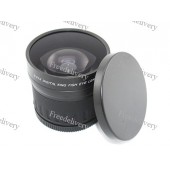 Фишай 58мм 0.21X, широкоугольная линза, fisheye Фишай 58мм 0.21X, широкоугольная линза, fisheye
