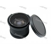 Фишай 58мм 0.35X, широкоугольная линза, fisheye Фишай 58мм 0.35X, широкоугольная линза, fisheye