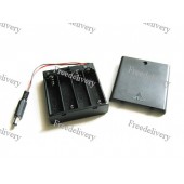 Бокс на 4 АА батареи, 5,5 мм коннектор, для Arduino Бокс на 4 АА батареи, 5,5 мм коннектор, для Arduino