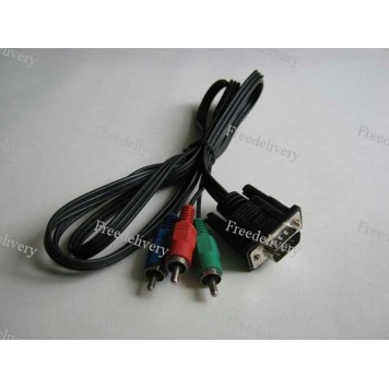 Кабель переходник VGA на RGB компонентный
