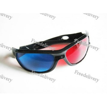 Анаглифные Стерео очки 3D, пластиковые линзы