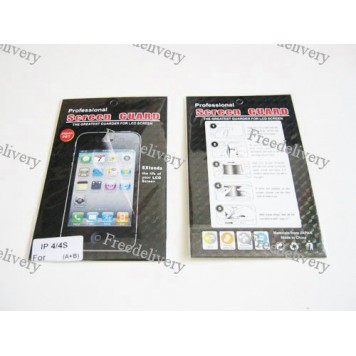Защитная пленка Iphone 4 4S прозрачная (A+B)