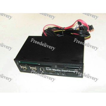 Медиа панель 5.25 4 USB, FireWire ESata, кардридер
