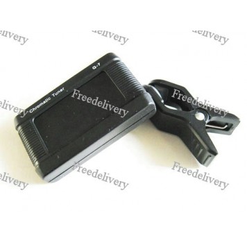 Цифровой гитарный тюнер, настройщик с дисплеем Q-7