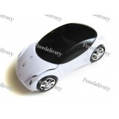 Беспроводная мышь Porsche, мышка машинка белая Беспроводная мышь Porsche, мышка машинка белая