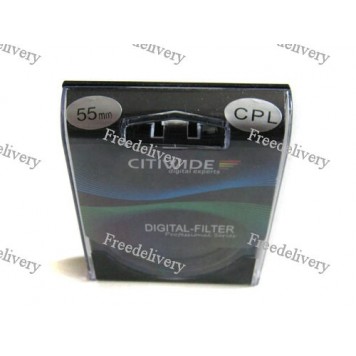 Поляризационный CPL фильтр 55мм CITIWIDE
