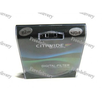 Светофильтр нейтрально-серый ND4 82мм CITIWIDE