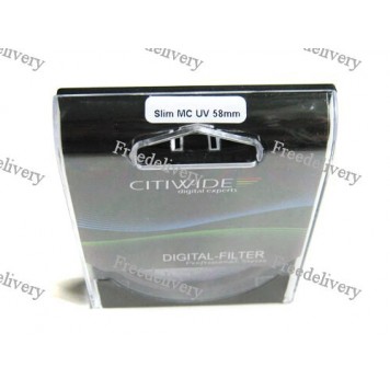 Ультрафиолетовый slim UV-MC фильтр 58мм CITIWIDE