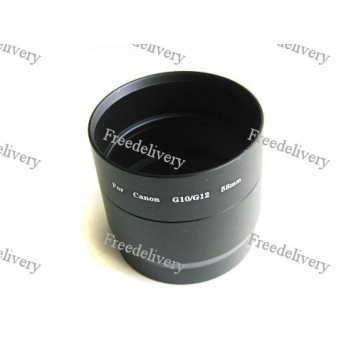 Адаптер объектива на 58мм для Canon G10 G11 G12