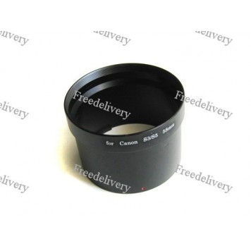 Адаптер объектива на 58мм для Canon S3 S5, кольцо