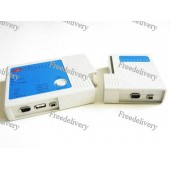 Тестер сети RJ45, RJ11, USB, BNC, Firewire Кабеля Тестер сети RJ45, RJ11, USB, BNC, Firewire Кабеля