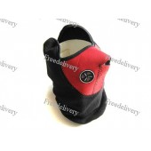 Теплая защитная маска, вело для шеи, лица, Красная