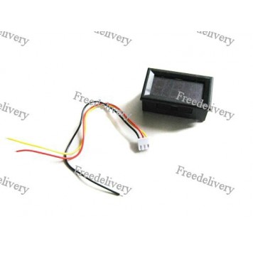 Цифровой вольтметр 4.5-30В LED измеритель вольтажа