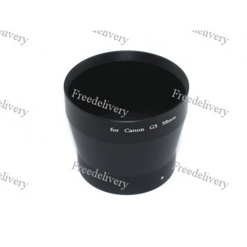 Адаптер объектива на 58мм для Canon G5, кольцо