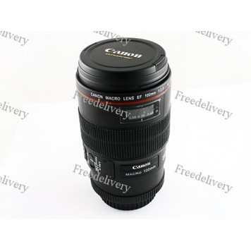 Чашка термос объектив Canon EF 100mm, кружка