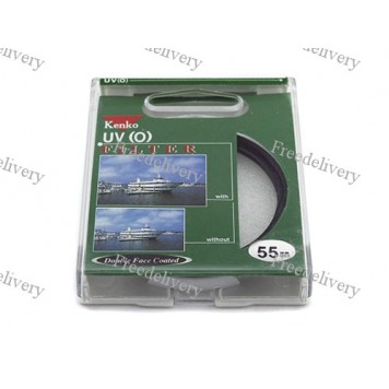 Ультрафиолетовый UV защитный фильтр 55мм Kenko