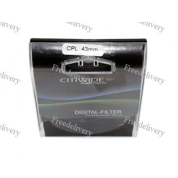 Поляризационный CPL фильтр 43мм CITIWIDE