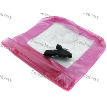 Подводный чехол для зеркальных камер, розовый