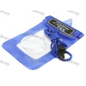 Подводный чехол для фотоаппаратов мыльниц, синий