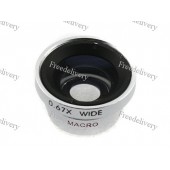 2в1 широкоугольная 0.67x + макролинза для телефона