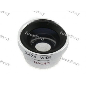 2в1 широкоугольная 0.67x + макролинза для телефона