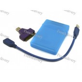 Переходник USB 3.0 2.0 - SATA 2.5 + кейс, карман Переходник USB 3.0 2.0 - SATA 2.5 + кейс, карман