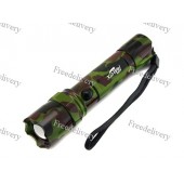 Мощный тактический фонарь с линзой, 18650, хаки