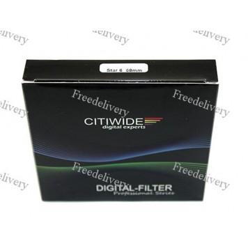 Звездный фильтр 58мм 6-ти лучевой, star-6 CITIWIDE