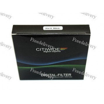Звездный фильтр 58мм 8-ми лучевой, star-8 CITIWIDE